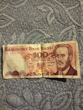 Banknot 100 zł 1988