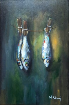 Obraz "Ryby" akryl na płótnie