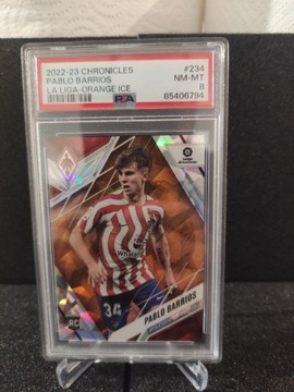 Panini Chronicles Barrios RC Athletico 01/23 PSA 8