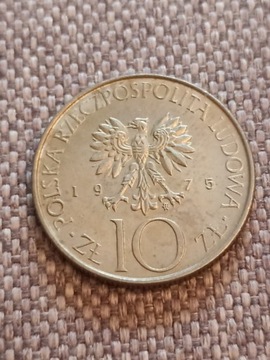 10 złoty 1975 Extra Mennicza!!!( Patyna)