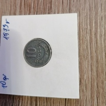 Moneta 10gr z 1973r