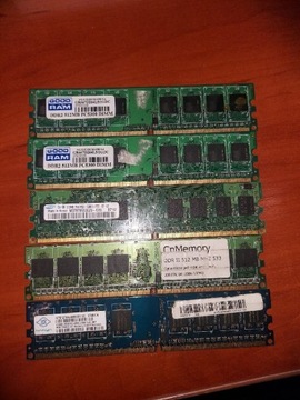 MIX pamięci RAM DDR2 do PC