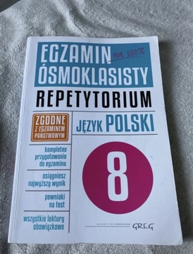 Repetytorium ósmoklasisty greg język polski.