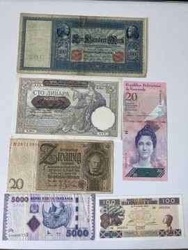 Banknoty mix różne