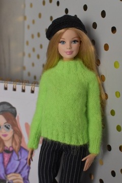 Sweterek dla Barbie nowy Handmade 