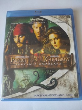 PIRACI Z KARAIBÓW Skrzynia Umarlaka płyta  blu-ray