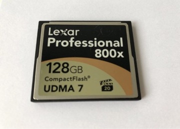 Karta pamięci Lexar 128GB 800x Compact Flash Profe