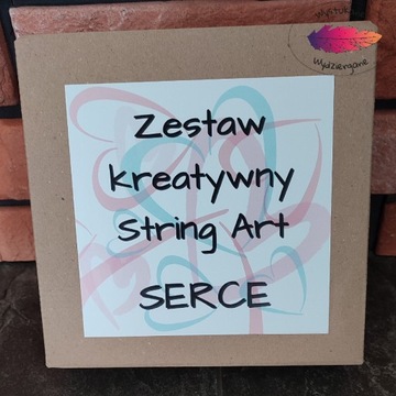 Zestaw kreatywny String Art, DIY, zrób to sam