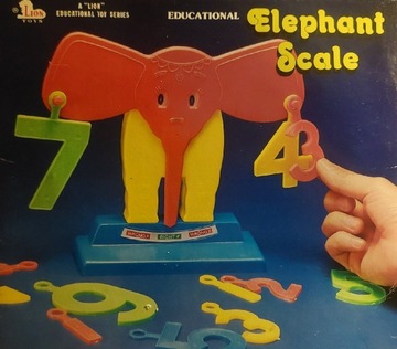 Zabawka prezent dziecka słonik waga 