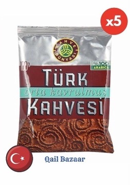 KAWA TURECKA DROBNO MIELONA 100g x 5 szt 