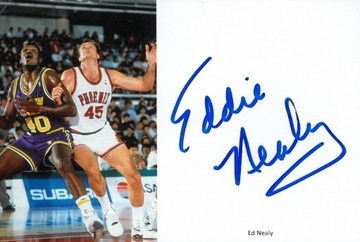 Nealy Ed mistrz NBA autograf