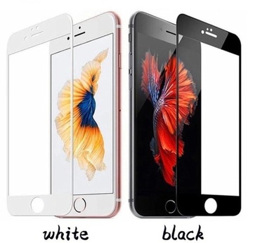 SZKŁO 9D na Ekran do iPhone 7 / 8 Plus Białe 