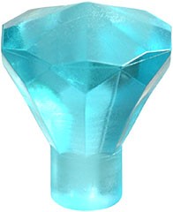 Lego 30153 Kryształ Diament Trans-Blue