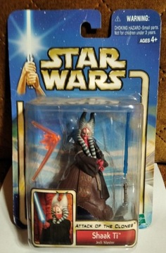 Vintage 2002 Hasbro Star Wars Shaak Ti Jedi Master