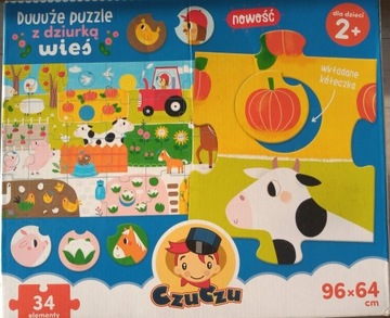 czu czu wieś puzzle z dziurką 