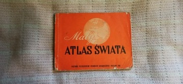 Książka Mały atlas świata z 1969 roku