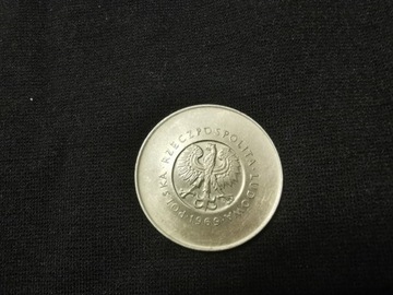 Moneta 10zl 1969r. 25 lecie PRL