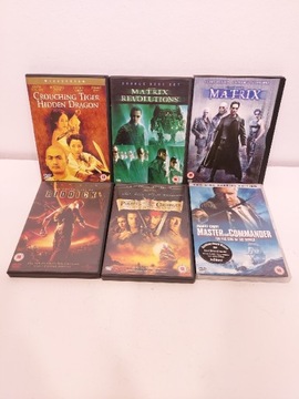 Zestaw filmów DVD Riddick Matrix Piraci z Karaibów