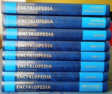 Popularna Encyklopedia Powszechna 8 tomów 