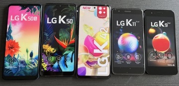 Zestaw 5 atrap telefonów LG