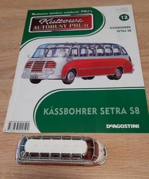 Kultowy autobus Kassbohrer Setra S8 - skala 1:72 