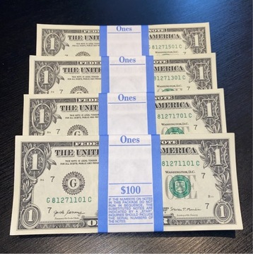 1 dolar 100 banknot dollar USA 2017