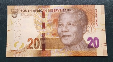 Afryka Południowa RPA 20 rand UNC