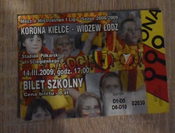 Korona Kielce - Widzew Łódź 14.03.2009