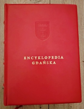 Encyklopedia Gdanska, Skóra, pudełko, stan BDB