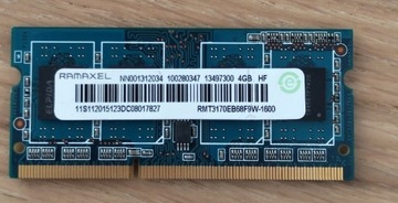 Pamięć RAM RAMAXEL DDR3L 4GB SO-DIMM