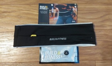 Pas do ćwiczeń biegania build&fitness rozmiar S