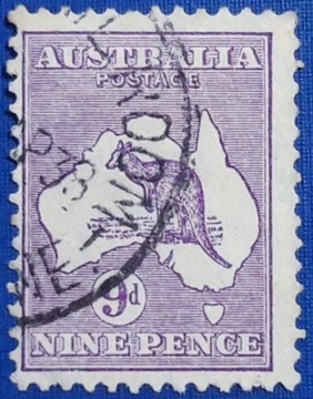 Australia. Znaczek Mi 12. 1913 rok.