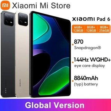 Xiaomi Pad 6 GB 128 gwarancja ideał