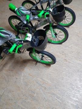  Rowerek cobra bmx super sport czarno zielony 16 