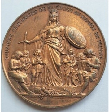 NIEMCY MEDAL BRAZ KOSCIOL W PRUSACH 1885