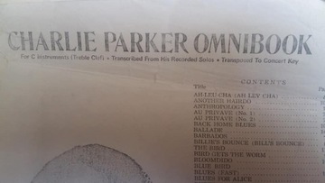 OMNIBOOK OF CHARLIE PARKER: TRUMPET - NIEKOMPLETNY