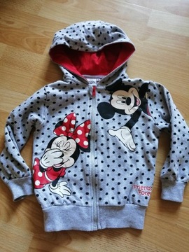 Rozpinana bluza z kapturem Mickey Minnie 110