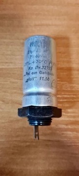 ELYT kondensator elektrolit 50uF/80V NOS