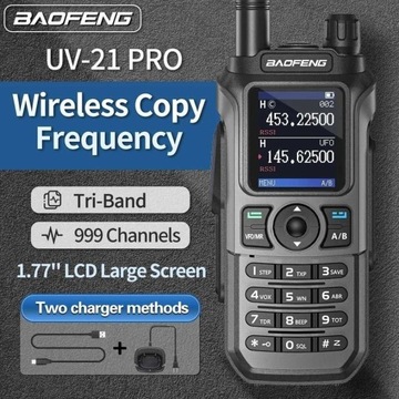 Krótkofalówka Radiotelefon Baofeng UV-21 Pro