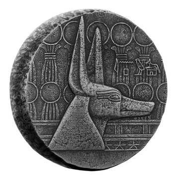 Srebrna Moneta Egyptian Relics Anubis 2021 5 uncji