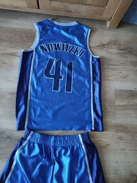 Strój koszykówki NBA XS Dirk Nowitzki Koszulka S spodenki komplet Doncic