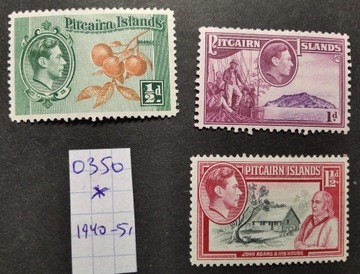 0350 Pitcairn Islands 1940-51 *