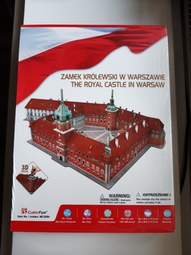 NOWE Puzzle 3D Zamek Królewski w Warszawie 