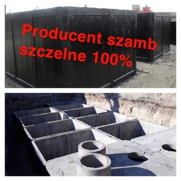Szamba betonowe Łódź zbiornik na deszczówkę 12m3