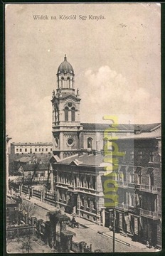 ŁÓDŹ   Kościół Św. Krzyża  1910