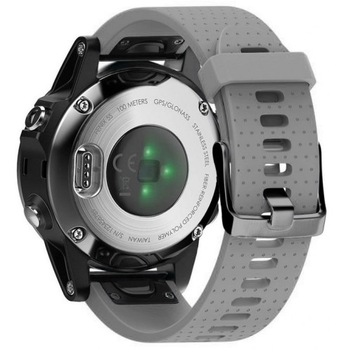 SZARY Silikonowy Pasek Garmin FENIX 6S Quick