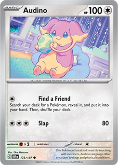 Karta Pokemon Audino (OBF 173) 173/197