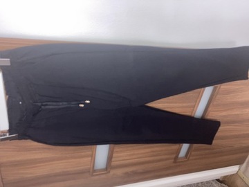 Spodnie eleganckie czarne r. L/XL na gumie
