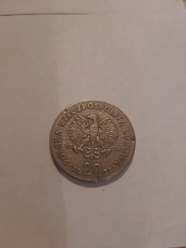 Sprzedam monetę polską 20 zł. Z roku 1974