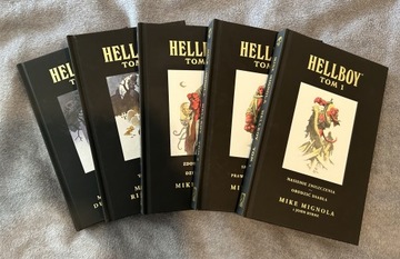 HELLBOY Mike Mignola zestaw 1-5 PL